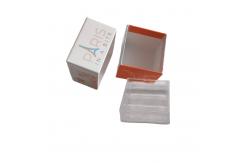 China 2 Pcs Chocolate Packaging Printing Kraft Paper Box With Plastic Clear Inner supplier