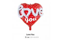 China Heart Shaped Party Foil Balloon for Valentine'S Day Celebration Wedding Room supplier
