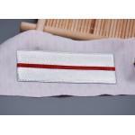 TPU Two Colour Debossed Logo Heat Transfer Labels For Garments for sale