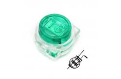 China Gel Filled Green Scotchlok Butt Connector Terminals Clear Plastic Case supplier