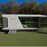 Custom Design Outdoor Prefabricated Prefab Space Capsule House Villa for Hotel Living and Working Office Pod for sale