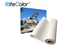 China Artist Matte Large Format Printing Canvas / Pigment Inkjet Printing Polyester Canvas supplier