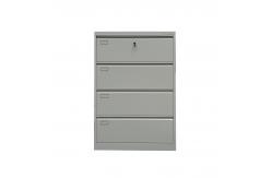 China Environmental Coating Filing Cabinets With Plastic & Metal Handles 0.5-0.9mm Thickness supplier