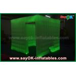 Inflatable Photo Booth Enclosure Rgb Led Lighting Inflatable Kiosk / Enclose Photobooth Frame for sale