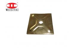 China ISO HDG Scaffolding Wall Plate For Fixing Formwork Tie Rod supplier