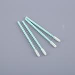 Electronic Assembly ESD Safe Foam Tip Swabs Disposable with Green PP Stick for sale