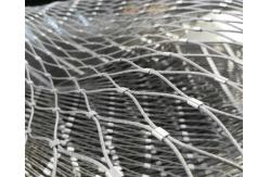 China Customized 2mm 304 Stainless Steel Rope Wire Mesh Aperture 60*104mm supplier