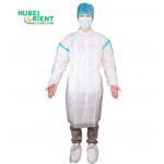 Excellent Resistance Hospital PP PE Disposable Isolation Gown With Seam Tape for sale