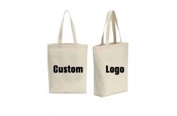 China Natural Plain Gusset Canvas Tote Bag Shopping Bulk Custom Printing supplier