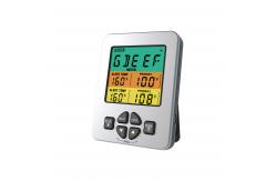 China Dual Probe Digital Grill Thermometer Large Bright LCD Display With Default Program supplier