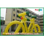 Outdoor Promotional Inflatable Model Bicycle for Advertising with Print for sale