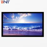Bnt200 Inch Matte White Fabric Fast Fold Projector Screen with Square Aluminum Metal Folding Frame for sale