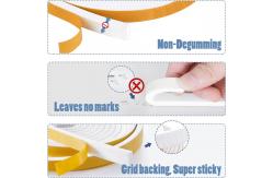 China Thick Foam Eva High Density Weather Stripping Foam Insulation Tape Self Adhesive supplier