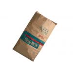 Kraft Paper Bag For Packing Milk Powder Sewn Kraft Paper Bag Flat Bottom Paper Bags for sale
