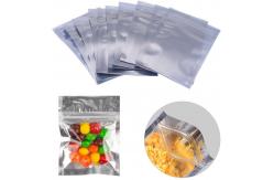 China Metalized resealable Foil Plastic Packaging Bag pouch Clear Front Moisture Proof supplier