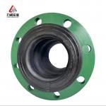 Double Sphere Flexible Rubber Joint With Noise Reduction Carbon Steel Galvanized Flange Working Temperature -30C-150C for sale