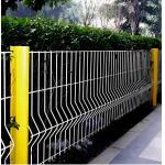 Yellow V Mesh Security Fence Hot Dipped Galvanized Metal Fence Panels for sale