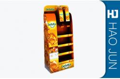 China Custom Cardboard Floor Display Stands For Food Promotion , 100% Recyclable supplier