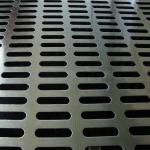 Slotted Hole Perforated Sheet Stainless Steel 201 304 316L Size 2 X 20/ 3 X 20 / 4 X 20mm For Follor Panel for sale