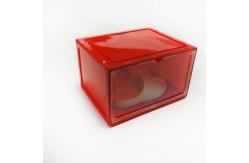 China Breathable Thickened Drop Front Storage Box For Shoe Detachable Ventilated supplier
