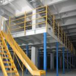 Heavy Goods Industrial Mezzanine Floor Rack System Load Capacity 0-3000kg for sale