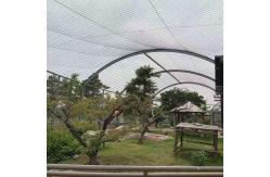 China Stainless Steel Woven Wire Rope Mesh Net Bird Aviary Zoo Enclosure Slope Protection supplier