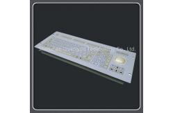 China Custom Layout 107 Key Keyboard , Durable Pc Keyboard With Trackball supplier