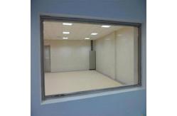 China Visible Glass Rf Shielded Windows 1200*900 Mm With Copper Black Mesh supplier