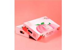 China Corrugated Board Fruit Packaging Boxes Varnishing Apple Packing Boxes supplier