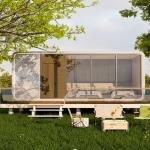 Net celebrity Apple cabin homestay housing Hotel lounge Leisure travel punch shop cultural travel products office Apple cabin for sale