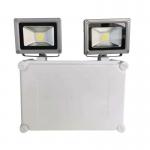 Rechargeable Battery Backup LED Twin Spot Emergency Light 20W IP65 Waterproof for sale