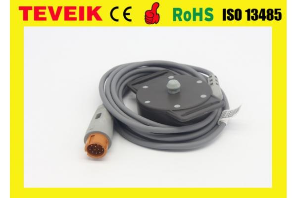 Gray Patient Monitoring Equipment 15248A TOCO Transducer With Round 12 Pin