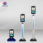 8 Inch Contactless Face Recognition Temperature Kiosk , Face Temperature Scanner