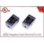 1/2 3/4 Two Gang Electrical Box Waterproof Terminal Box Powder Coated , UL Listed for sale