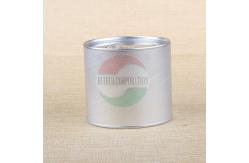 China Silver Foil Label Paper Canister Food Paper Tube Packaging Aluminum Easy Open End supplier
