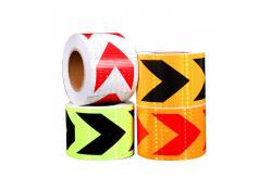 China Yellow Red And White Dot Reflective Tape For Trailers Trucks Adhesive Material supplier