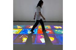 China Mobile Ground Projection Machine with 80 Games for Children supplier