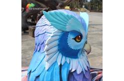 China Programmable Fiberglass Animatronic Owl For Amusement Park supplier
