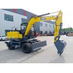 Mechanic Mini Wheel Crawler Excavator Bucket 0.2--.6cbm For River Clean for sale
