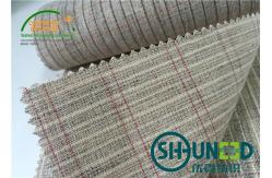 China handfeeling hair interlining for men‘s suit / uniform with good elasticity supplier
