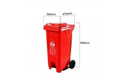 China 240l Customised Dustbins Wheelie Bin Wheels Wheelie Bin Store with Lid supplier
