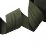 Custom Striped Nylon Golden Metallic Elastic Webbing for Cloth