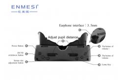 China 2.6 Screen 3D Helmet Head Mounted Display 500cd/m2 HD Virtual Reality supplier