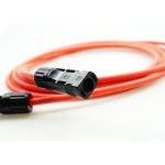 IP67 Low Toxicity  Solar Cable , Silver Plated Copper Solar DC Cable for sale