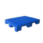 Stackable 4000Kg Static Injection Molded Plastic Pallets HDPE Blue for sale