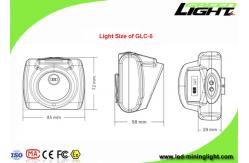 China Safety Underground LED Miners Cap Lamp One Main Light Two Auxiliary Lights 13000lux supplier