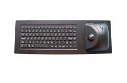 China EMC USB Rugged Military Backlight Keyboard 87 Keys With Stroke 1.50mm supplier