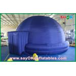 Blue Inflatable Planetarium Dome Projection Cloth For Teaching