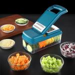 Blue Vegetable Mandoline Chopper Slicer Shredder Household Kitchen Tools for sale