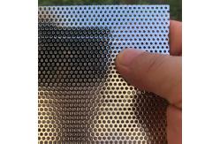 China Stainless Steel Small Hole Perforated Mesh For Speaker Grille Sheet supplier